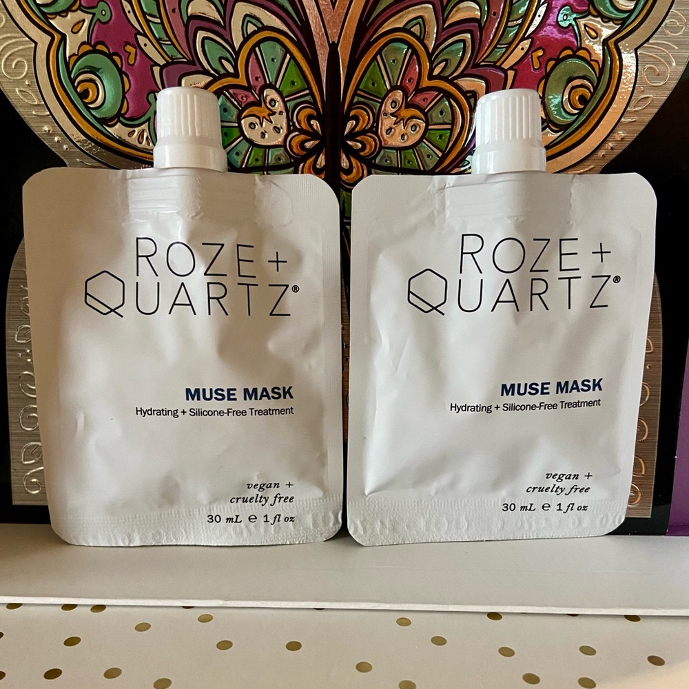 ⚫️ Roze + Quartz MUSE MASK Hair Mask 1 oz each Travel Size